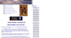 Desktop Screenshot of garyscustomsaddleryandsilver.com